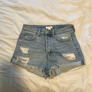 H&M High Rise Mom Shorts